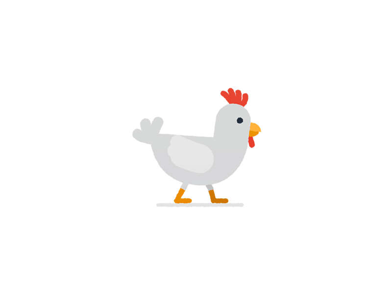 Animated Chicken GIF